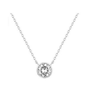 14K Gold Plated 1.00 ct (D Color, VVS Clarity) CZ Simulated Diamond Necklace